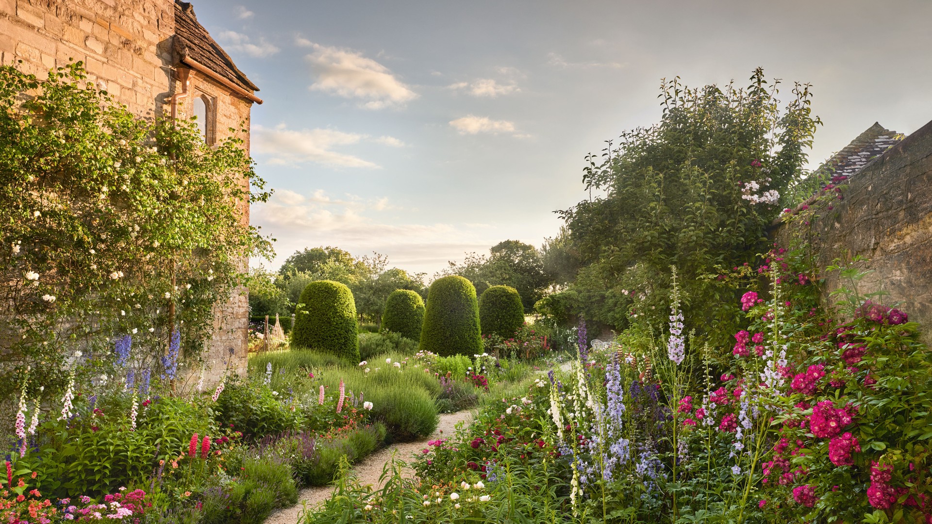 Beautiful landscaped garden